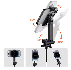 Image of 🤳 360° Rotating Pan - Tilt Selfie Stick Tripod - ZenAura