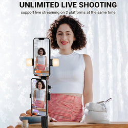Image of 🤳 360° Rotating Pan - Tilt Selfie Stick Tripod - ZenAura