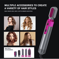 Image of ✨ Hot Air Brush 5‑in‑1 – Curl, Straighten & Volume - ZenAura