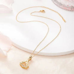 Image of Rhinestone Decor Pendant Necklace 💎✨ - ZenAura