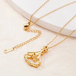Image of Rhinestone Decor Pendant Necklace 💎✨ - ZenAura