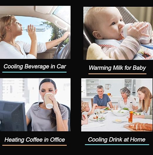 Smart Car Cup Warmer & Cooler 🚗🔥❄️ – 2 - in - 1 Gadget - ZenAura