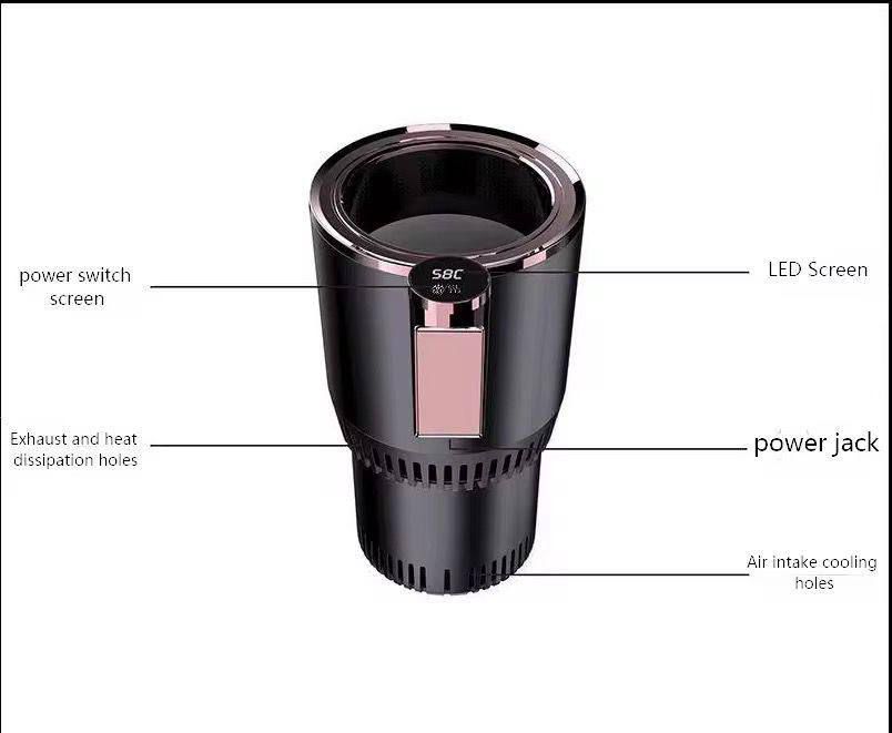 Smart Car Cup Warmer & Cooler 🚗🔥❄️ – 2 - in - 1 Gadget - ZenAura